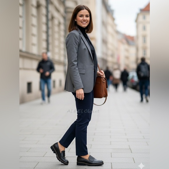 Vionic Cheryl II Black Nappa Leather Loafers – Women’s Size 6W – New In Box - Picture 3 of 11